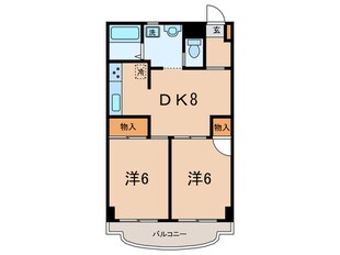 第二たちばなビルの物件間取画像